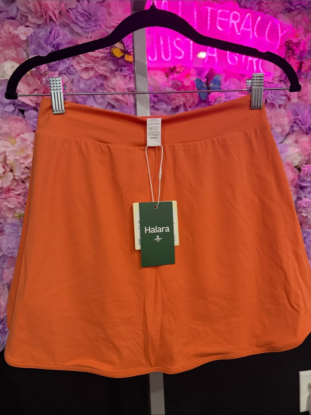 HALARA Orange Athletic Skort